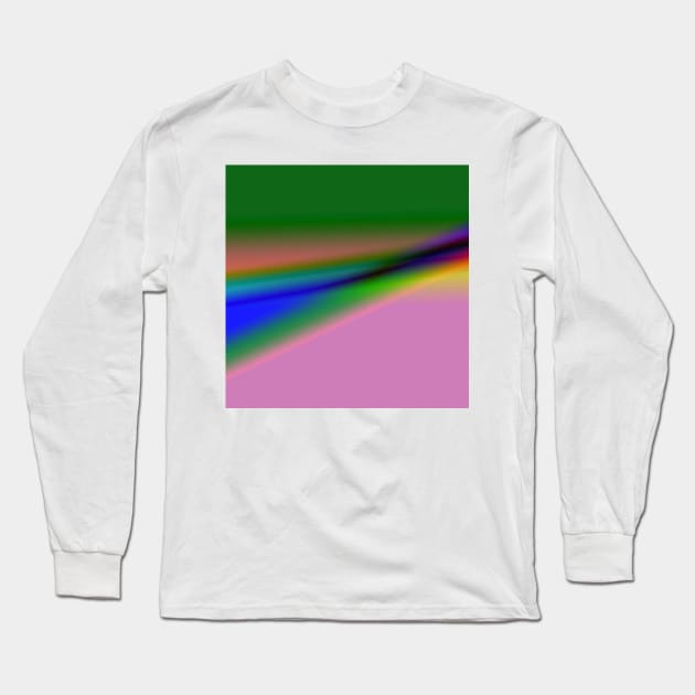 RED BLUE GREEN TEXTURE ART Long Sleeve T-Shirt by Artistic_st